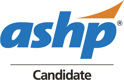 American Society of Health-System Pharmacists Candidate badge