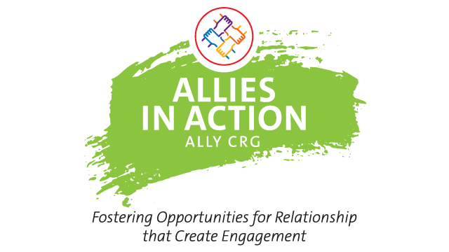 Allies in Action Ally CRG Fostering Opportunities for Relationship that Create Engagement logo