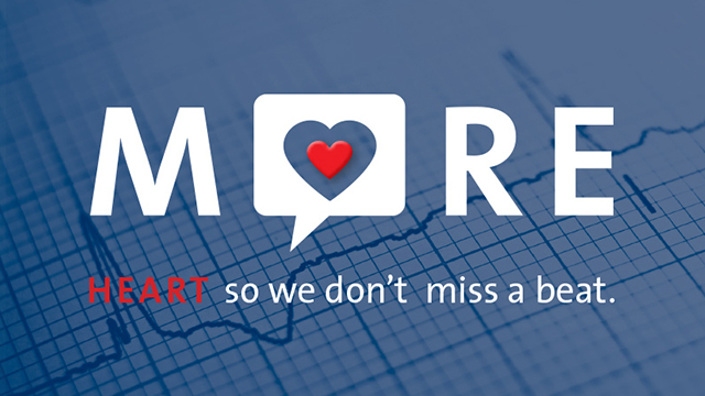 More HEART so we don't miss a beat