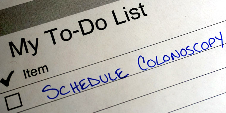 Schedule colonoscopy screening at Premier Health on to do list