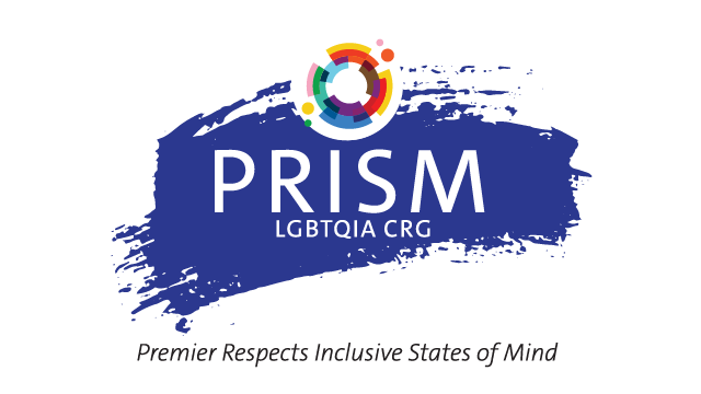 Prism LGBTQIA CRG Premier Respects Inclusive States of Mind logo