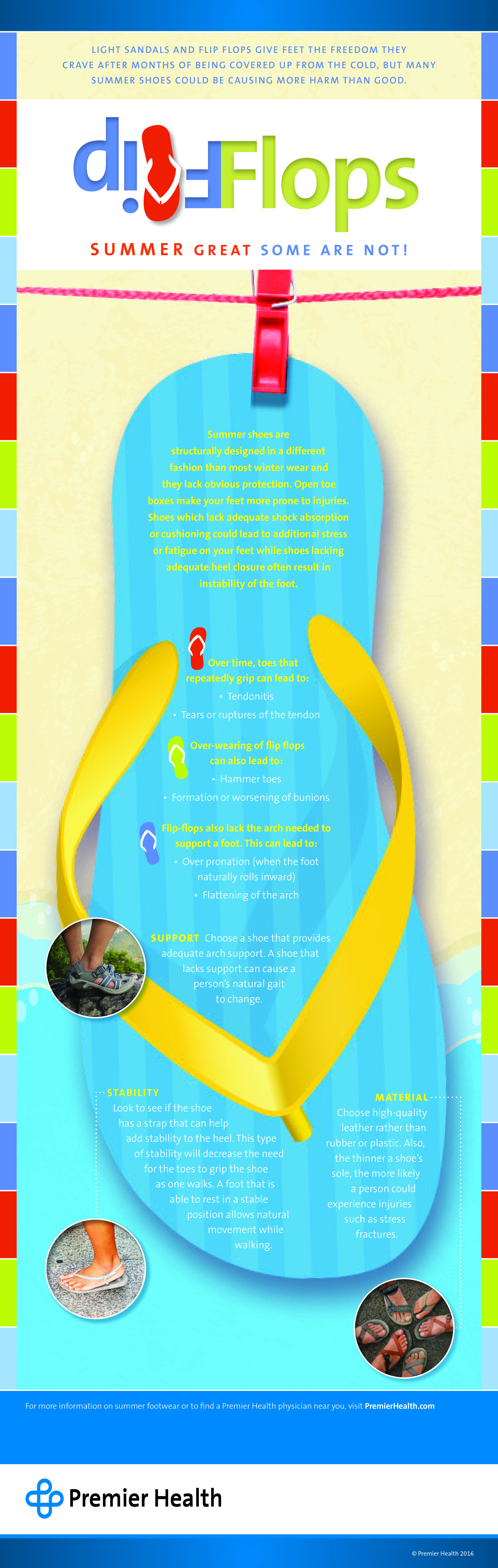 Summer Shoe Infographic