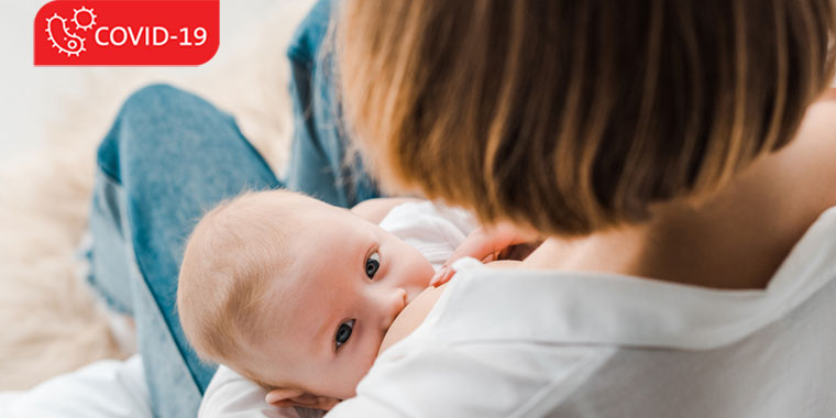 Woman breastfeeding