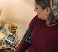 Woman Having Her Blood Pressure Taken